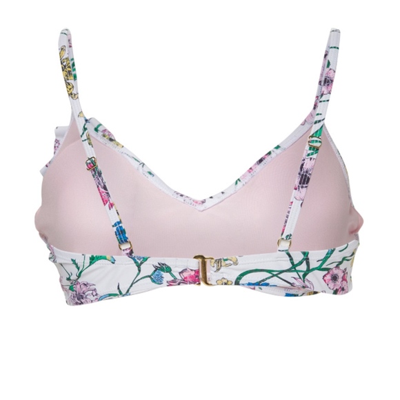 NWT JUICY COUTURE Floral Ruffle Detail Two Piece Bikini Set Swimwear - Picture 3 of 9